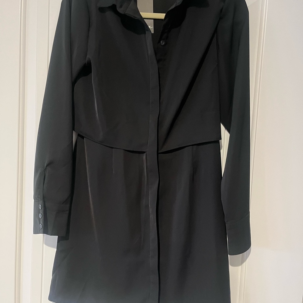 Nasty Gal Black Mini long sleeve Dress